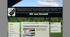 Desktop Screenshot of bv-badlippspringe.de